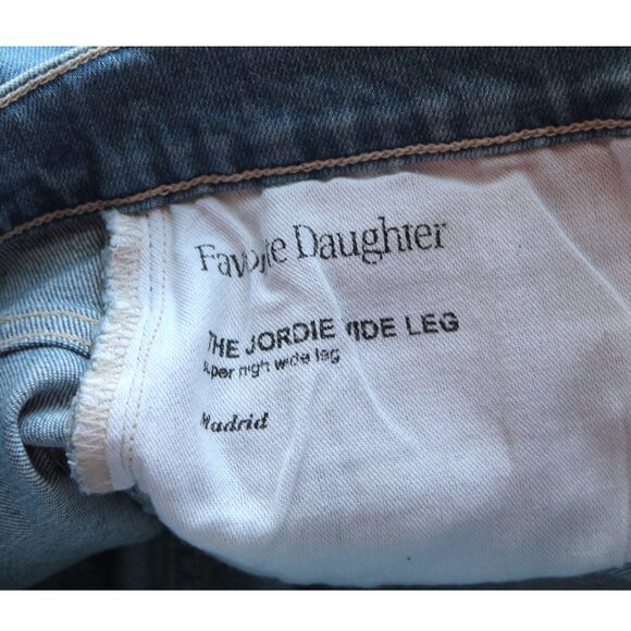 Favorite Daughter The Jordie Super High Rise Wide Leg Jean / Size 30 / Madrid - Picture 9 of 10